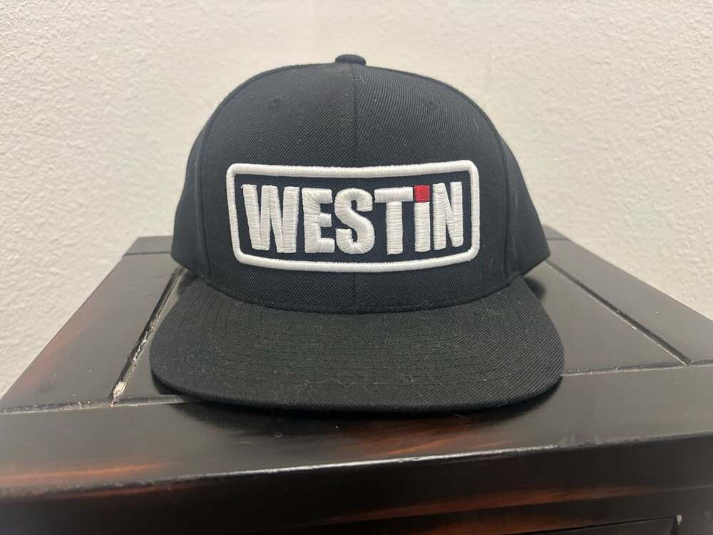 Westin Black Flat Bill Snapback Hat Yupoong The Classics